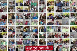 Fotocollage mit Mitarbeitenden am Tag der Pflege 2025